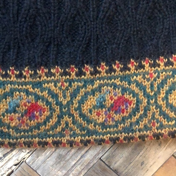 Herman Geist Vintage Cable Knit Wool Cardigan - Picture 8 of 13